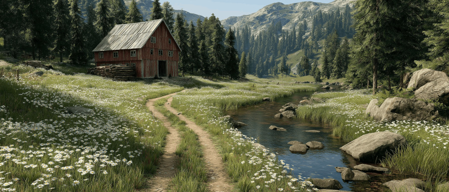 Red Barn puzzle preview